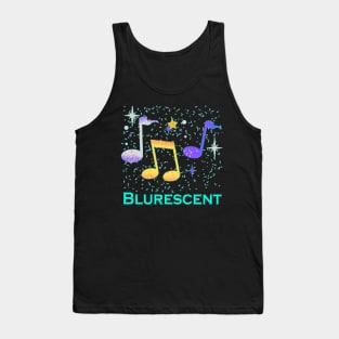 Blurescent sheet music Tank Top